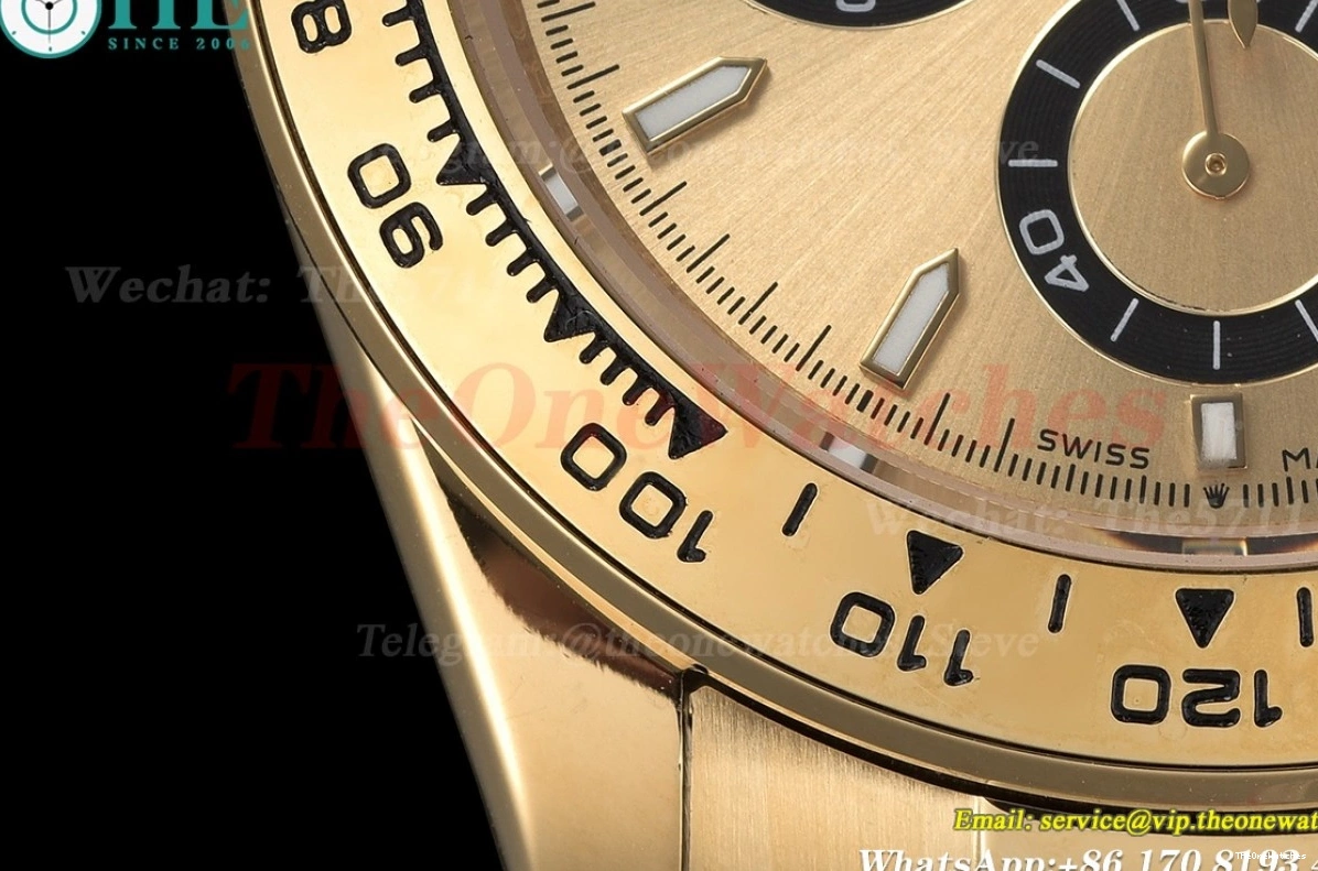 YG GDF Dial Gold 40mm YG Daytona A3836 0303